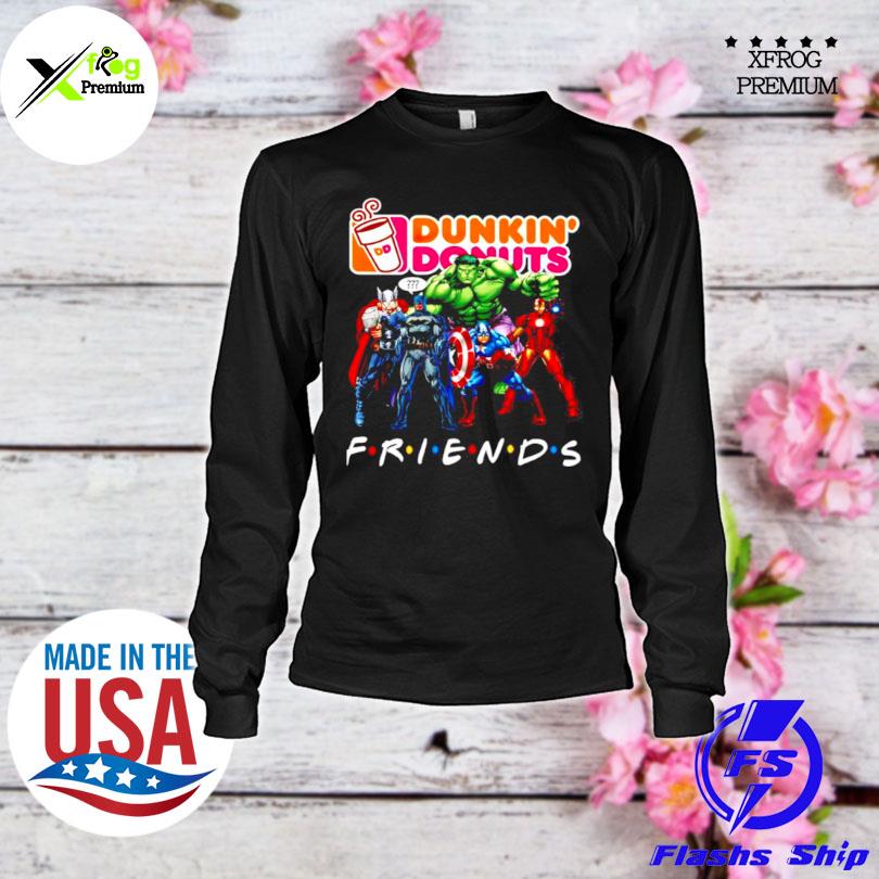 Avengers dunkin donuts friends s longsleeve