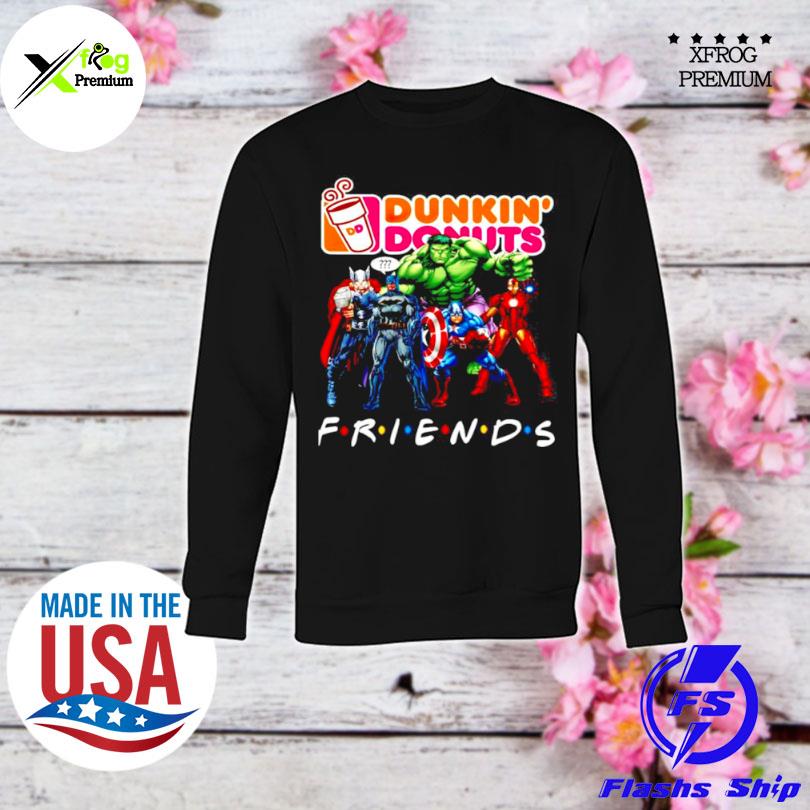 Avengers dunkin donuts friends s sweatshirt
