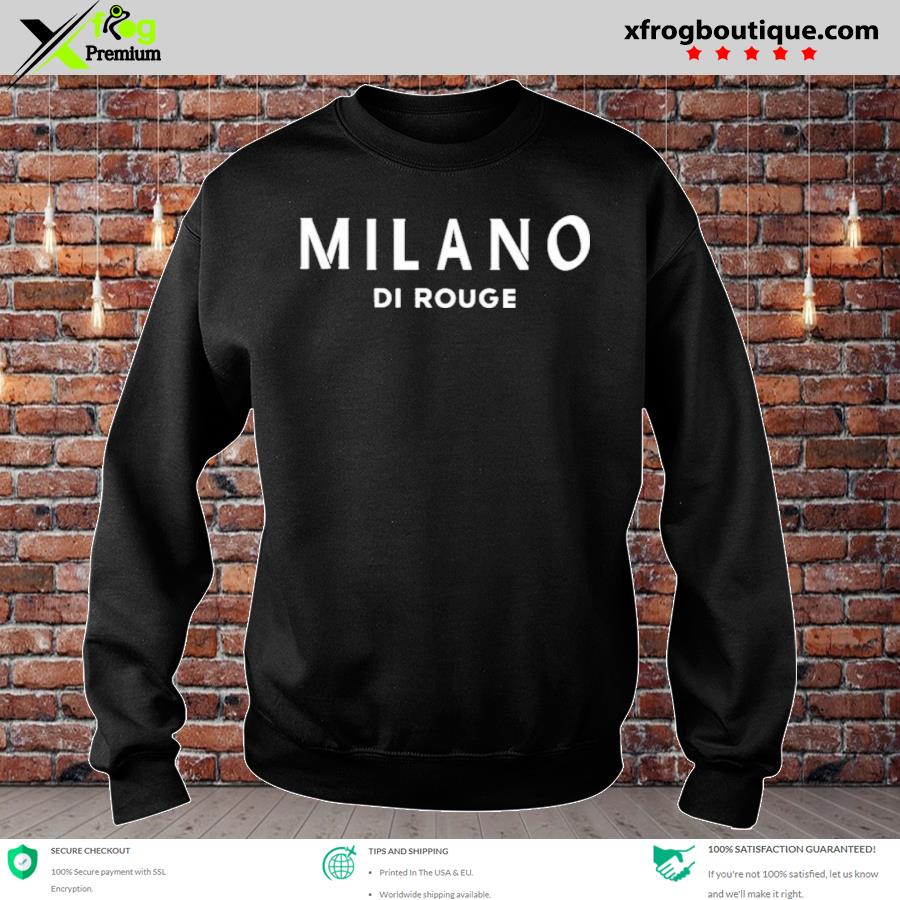 Milano shirt milano di rouge shirt milano di rouge logo shirt