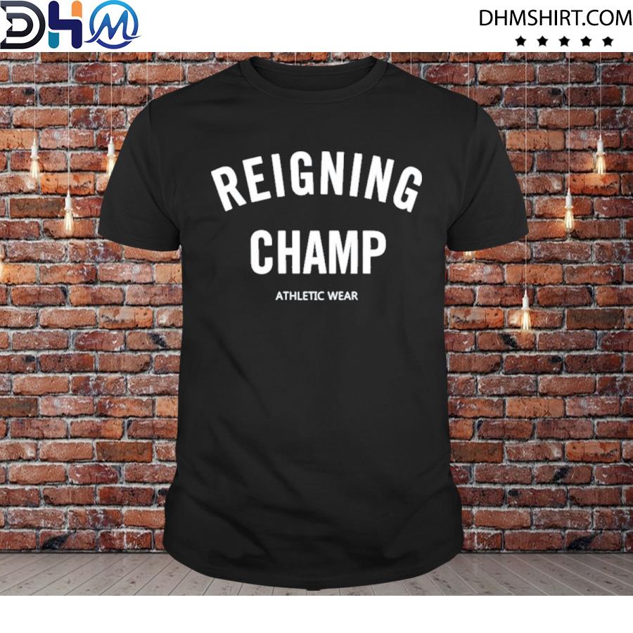 reigning champ gym logo hoodie