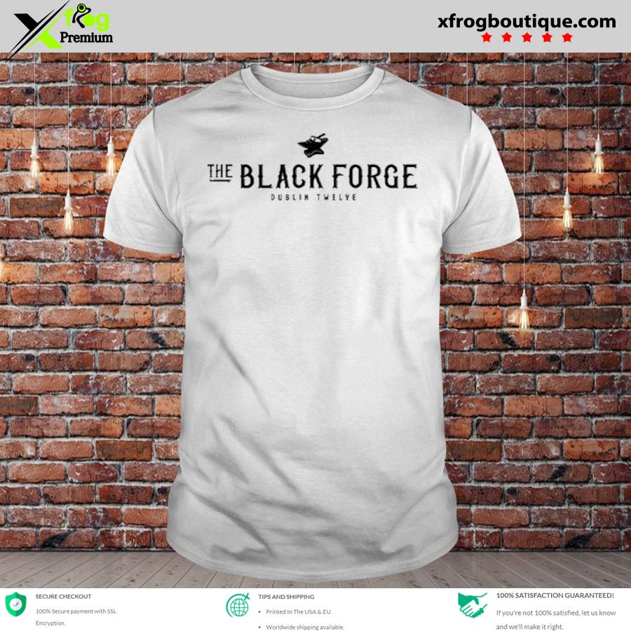 conor mcgregor black forge t shirt