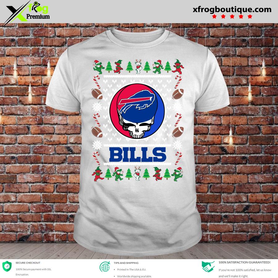 Buffalo Bills grateful dead ugly Christmas sweater, hoodie, sweater, long  sleeve and tank top