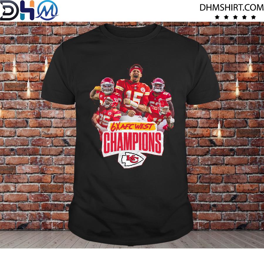 Kansas City Chiefs Red 2020 Afc The West Is Not Enough Division Champions Shi...