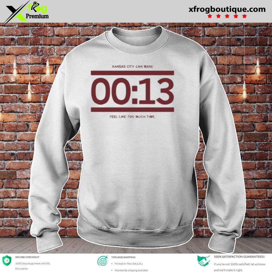 Kansas City Chiefs 13 Seconds shirt, hoodie, sweater and long sleeve