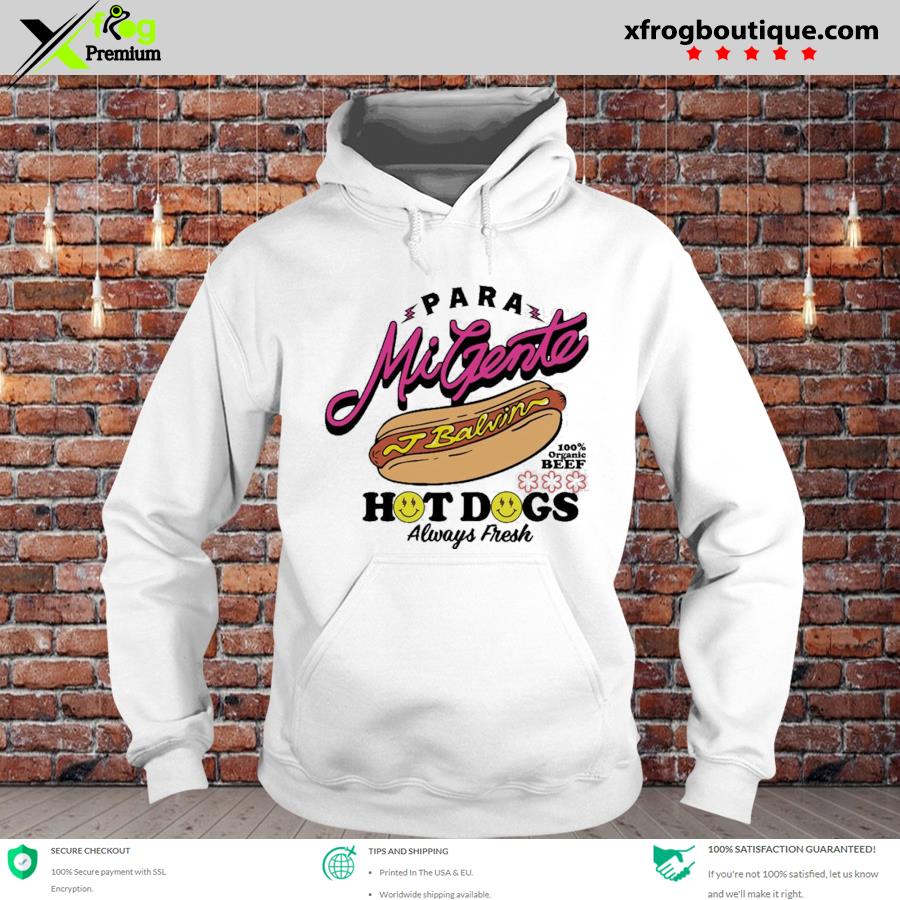 Merch J Balvin J Balvin Hot Dog T Shirt, hoodie, sweater and long sleeve