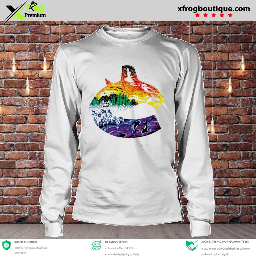 Flyerswitch Vancouver Canucks Pride Orca Shirt