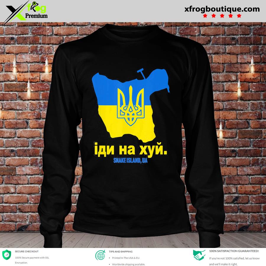 Top sNAKE ISLAND UKRAINE Go Fuck Yourself Solidarity Pro Ukrainian Peace Ukraine Shirt longsleeve