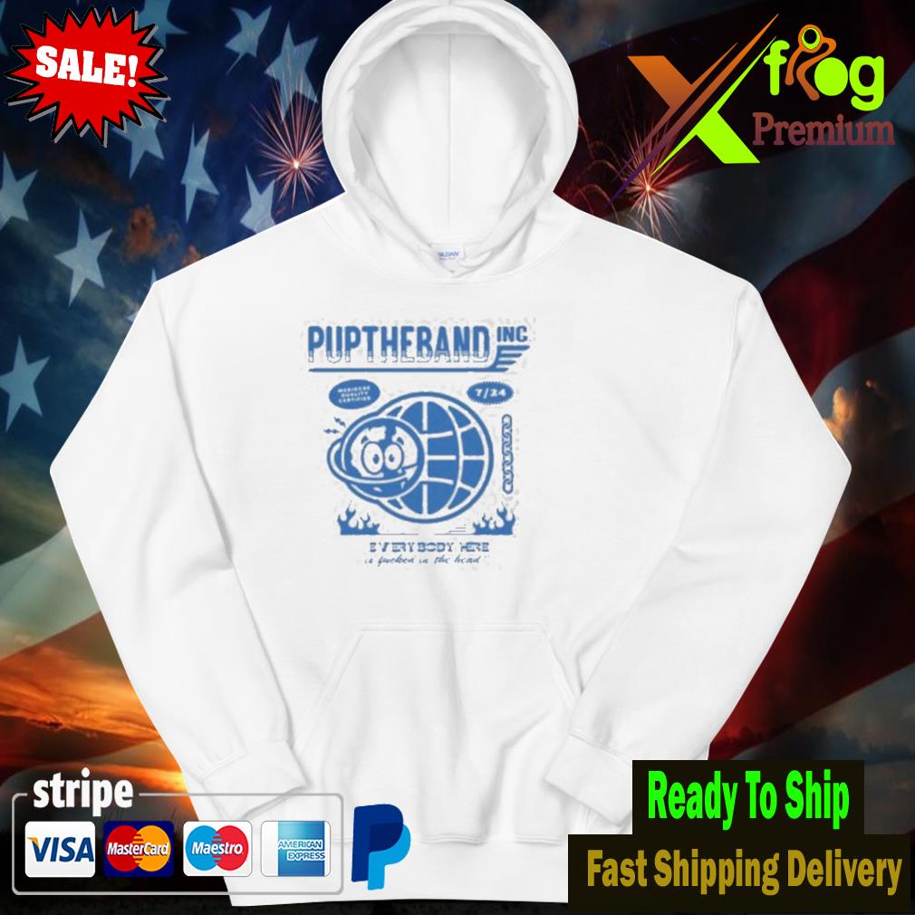 Pup merch puptheband inc world wide s hoodie