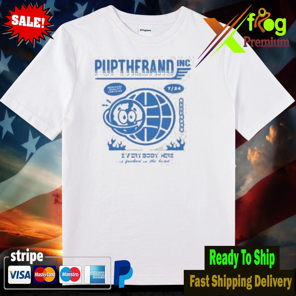 Pup merch puptheband inc world wide shirt