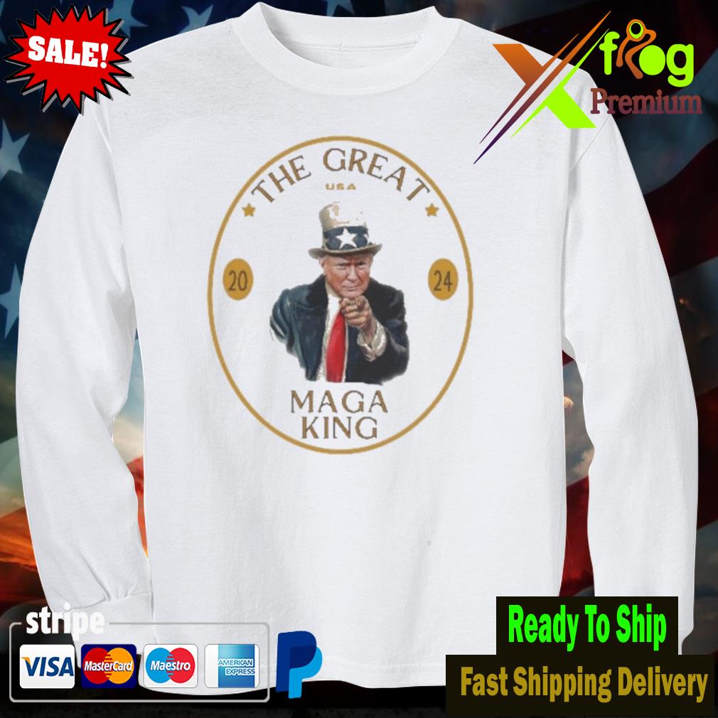 Trump The Great MAGA King Shirt Mockup Xin So Cua Trung Da Duoc Anh Duc Fix Lai Ngon Nghe full mockup HR