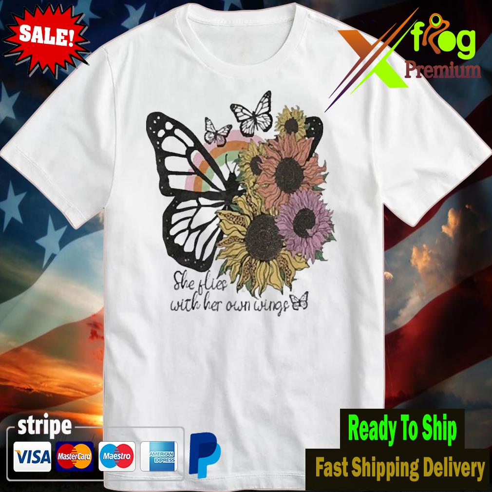 She flies with her own wings! tshirt