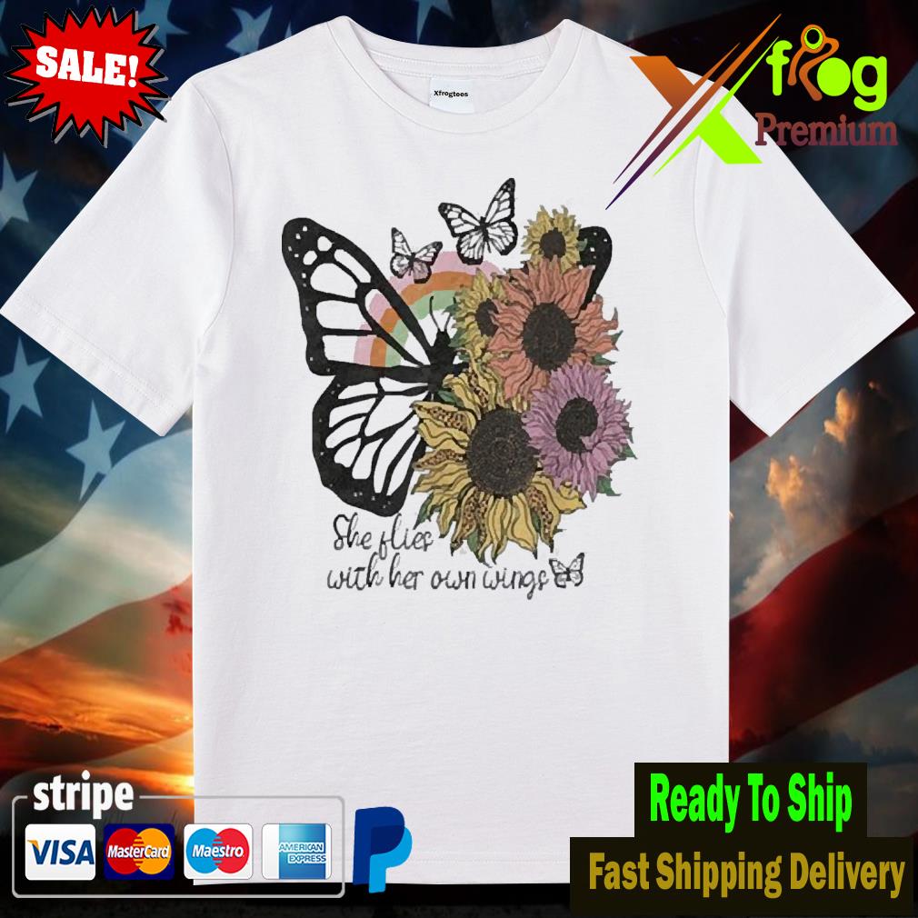 She flies with her own wings! shirt