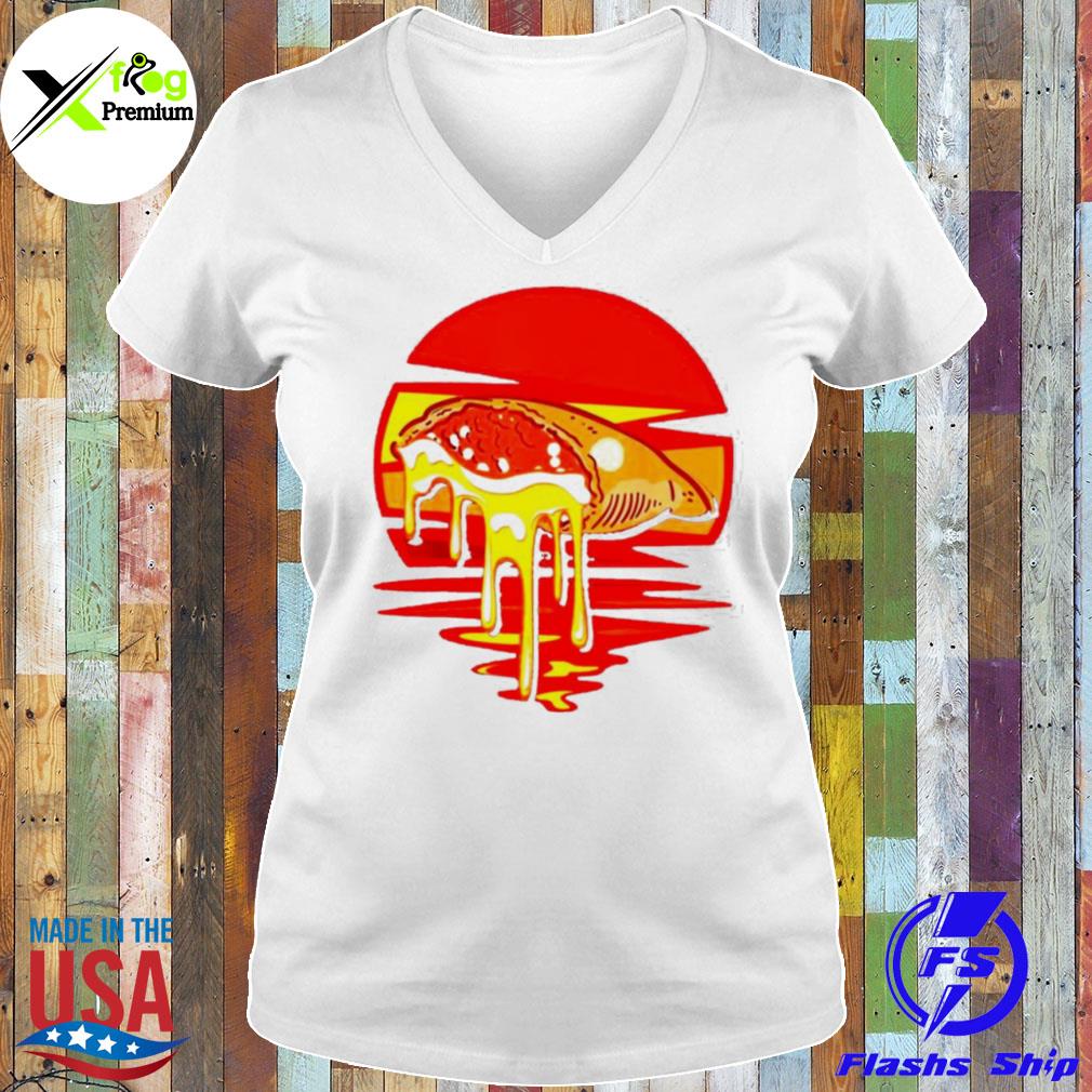 Calzone cheese dripping pizza s Ladies Tee