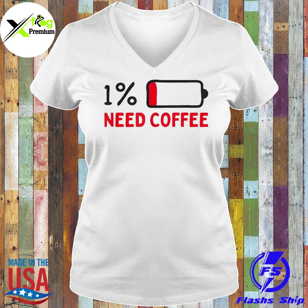 Need coffee low battery s Ladies Tee