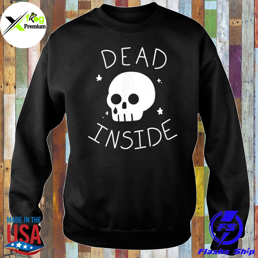 Halloween cartoon skull dead inside s Sweater