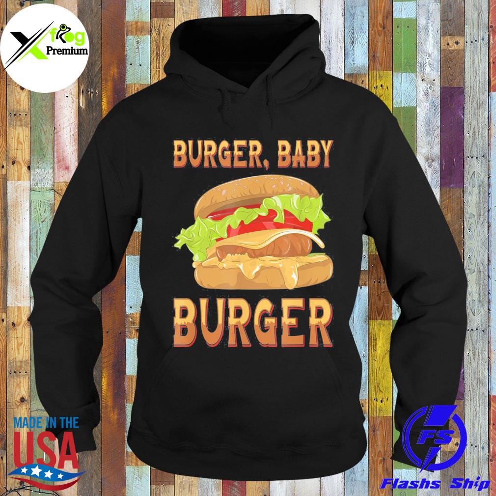 Hamburger baby delicious cheeseburger burger bun fast food s Hoodie
