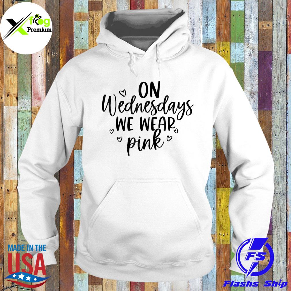 On wednesday we wear pink breast cancer awareness s Hoodie