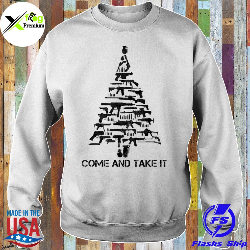 Come and take it guns Christmas tree s Sweater