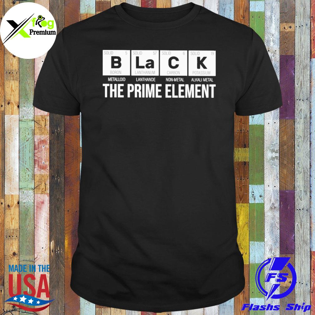 Black the prime element shirt