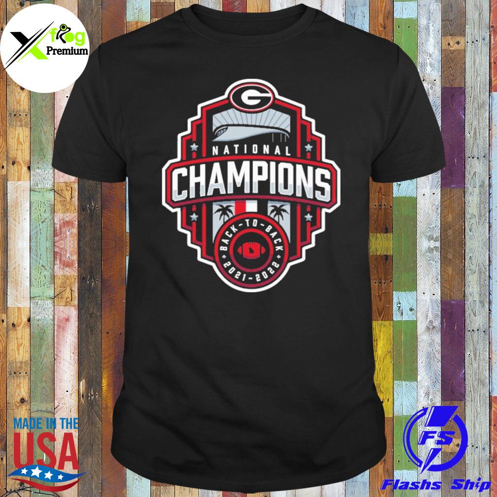 Georgia Bulldogs Football national champions logo shirt