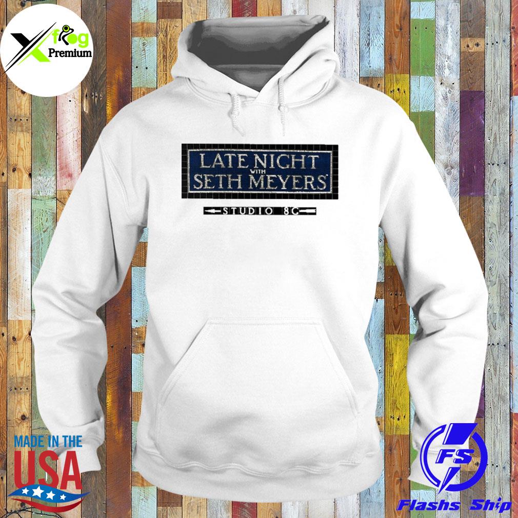 Late night with seth meyers subway s Hoodie