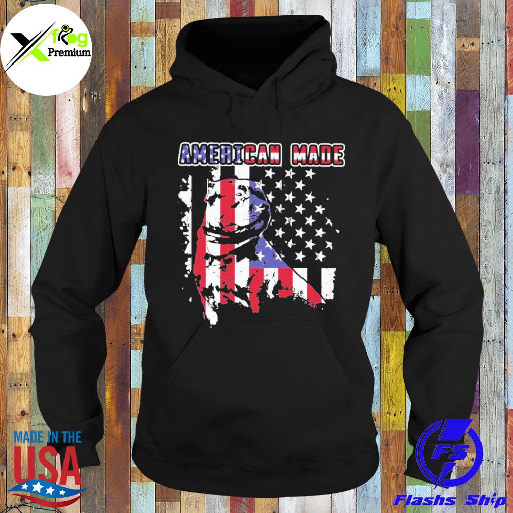 Pitbull American made flag s Hoodie