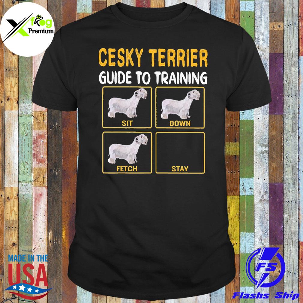 Cesky Terrier guide to training shirt