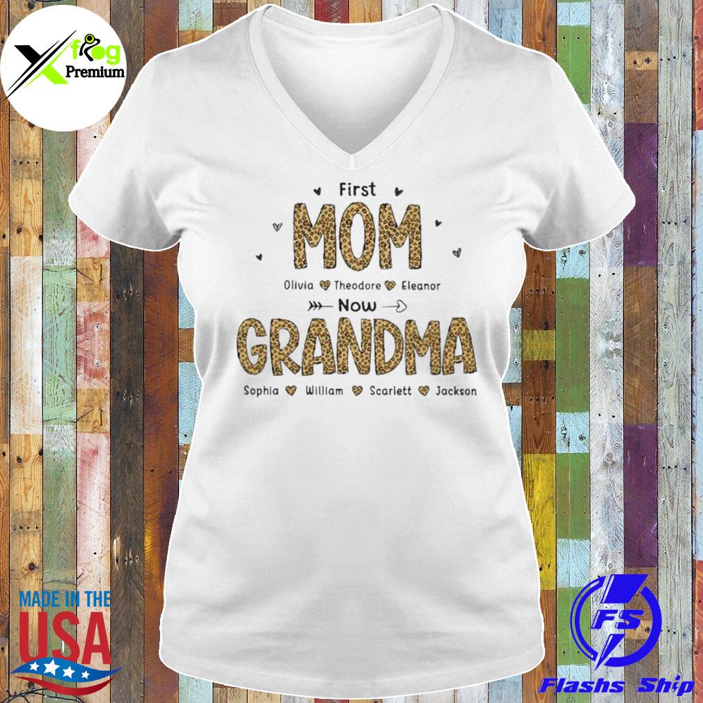 First mom now grandma s Ladies Tee