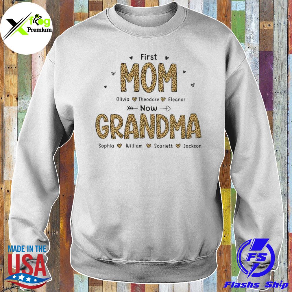 First mom now grandma s Sweater
