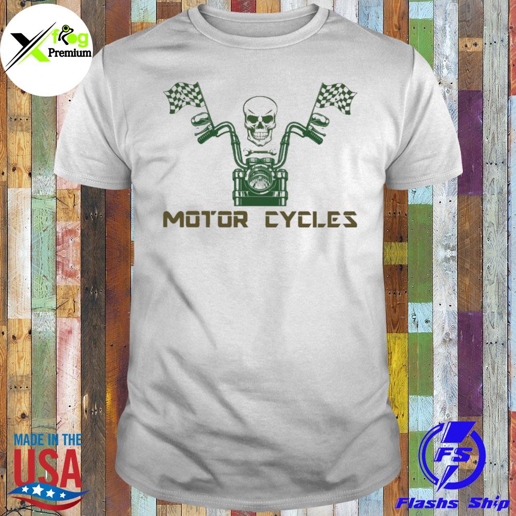 Skull motor cycles shirt