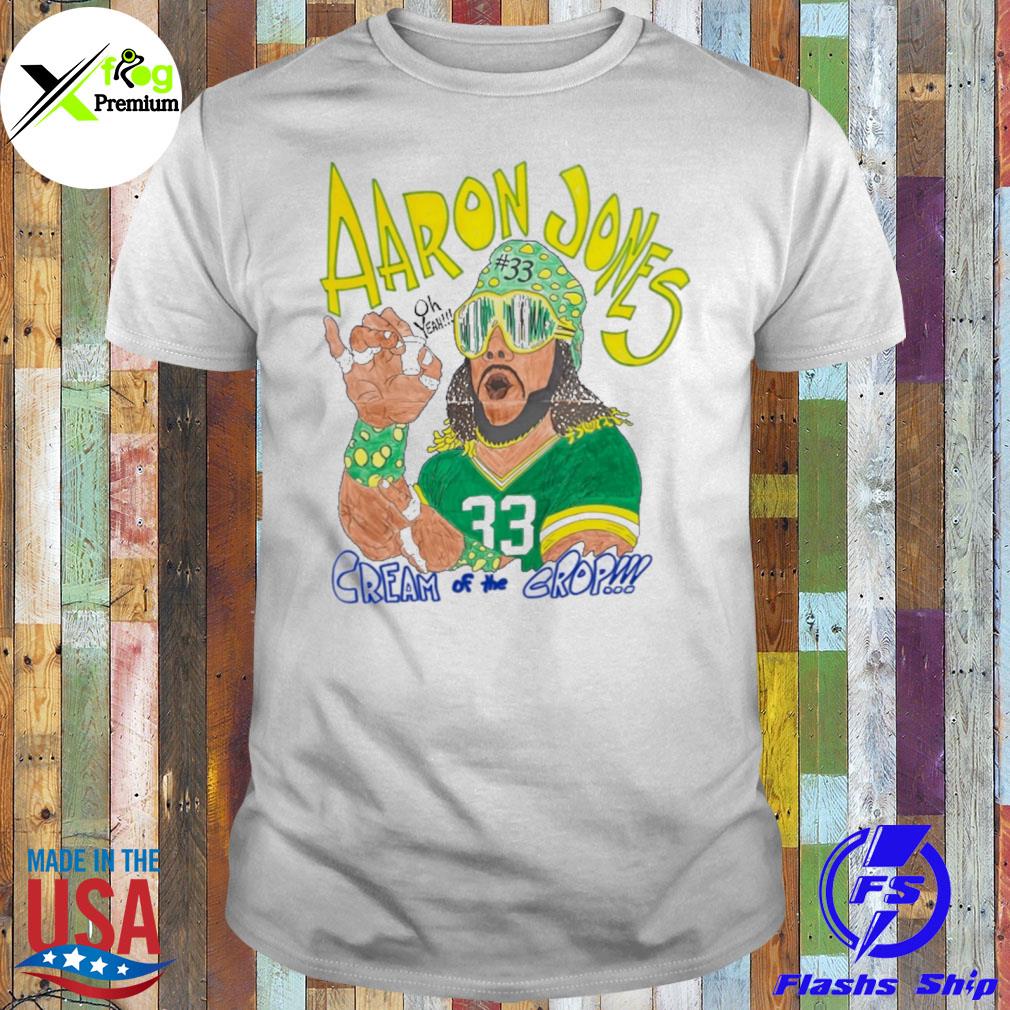 Aaron Jones 33 cream of the crop shirt, hoodie, sweater, long