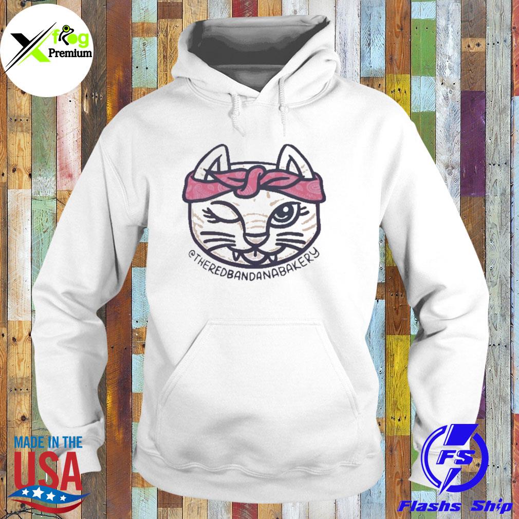 Cat the red bandana bakery s Hoodie