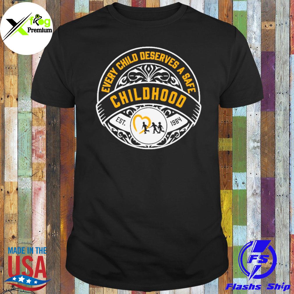 Every child deserves a safe childhood charity shirt