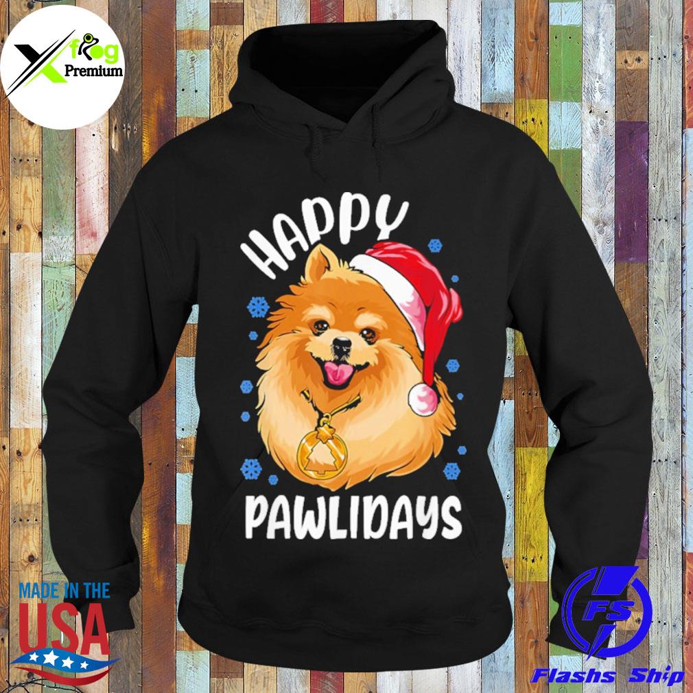 Happy pawlidays dog Christmas s Hoodie