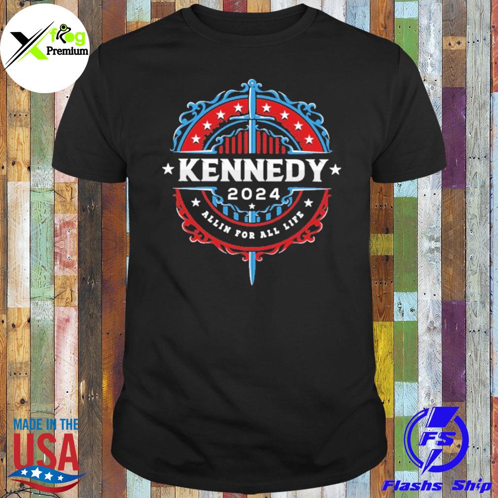 Kennedy 2024 all in for all life American flag shirt