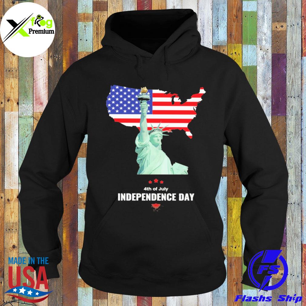 Statue of Liberty 4th Of July independence day american flag s Hoodie