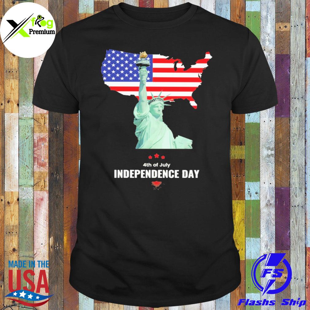 Statue of Liberty 4th Of July independence day american flag shirt