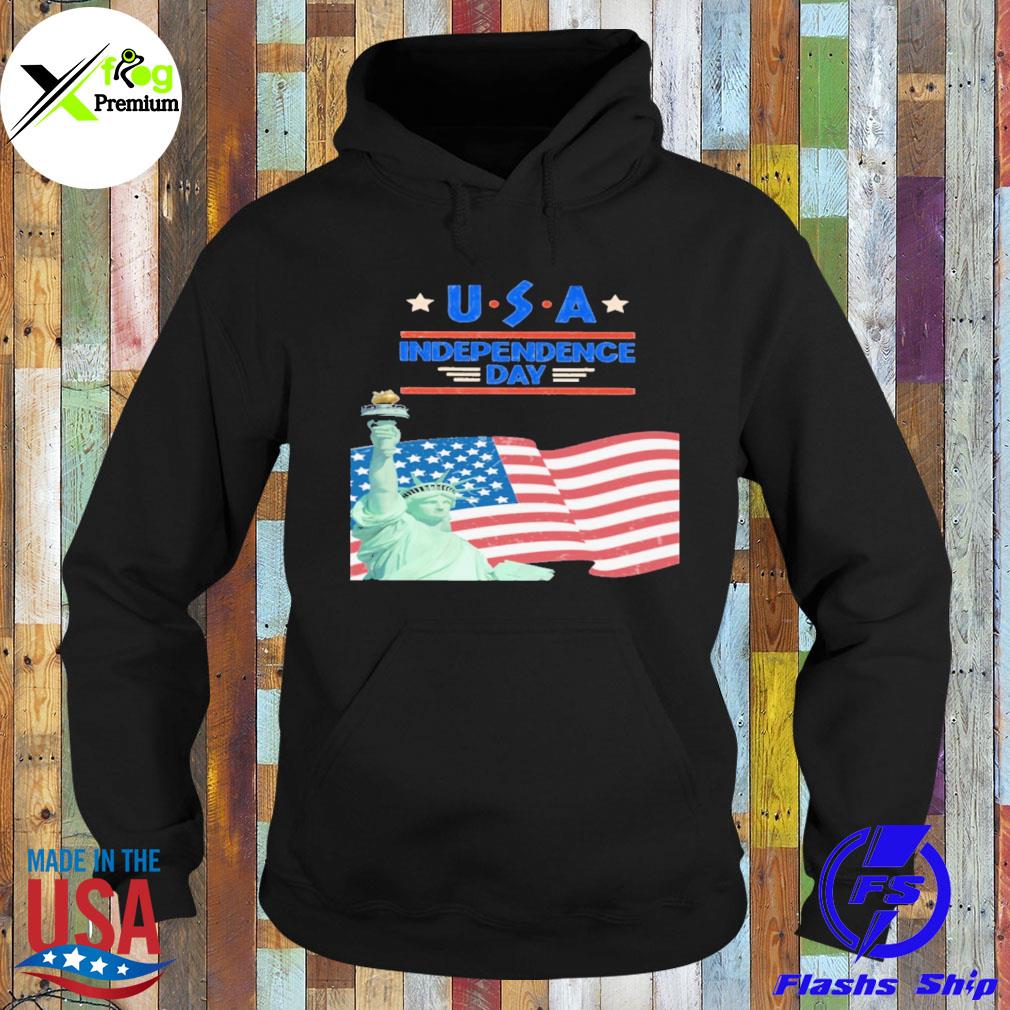 Statue of liberty U.S.A independence day flag s Hoodie