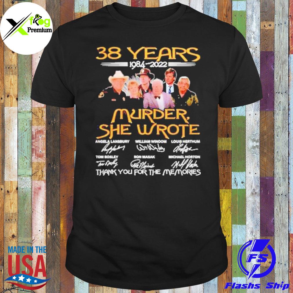 38 years 1984 2022 murder she wrote thank you for the memories shirt