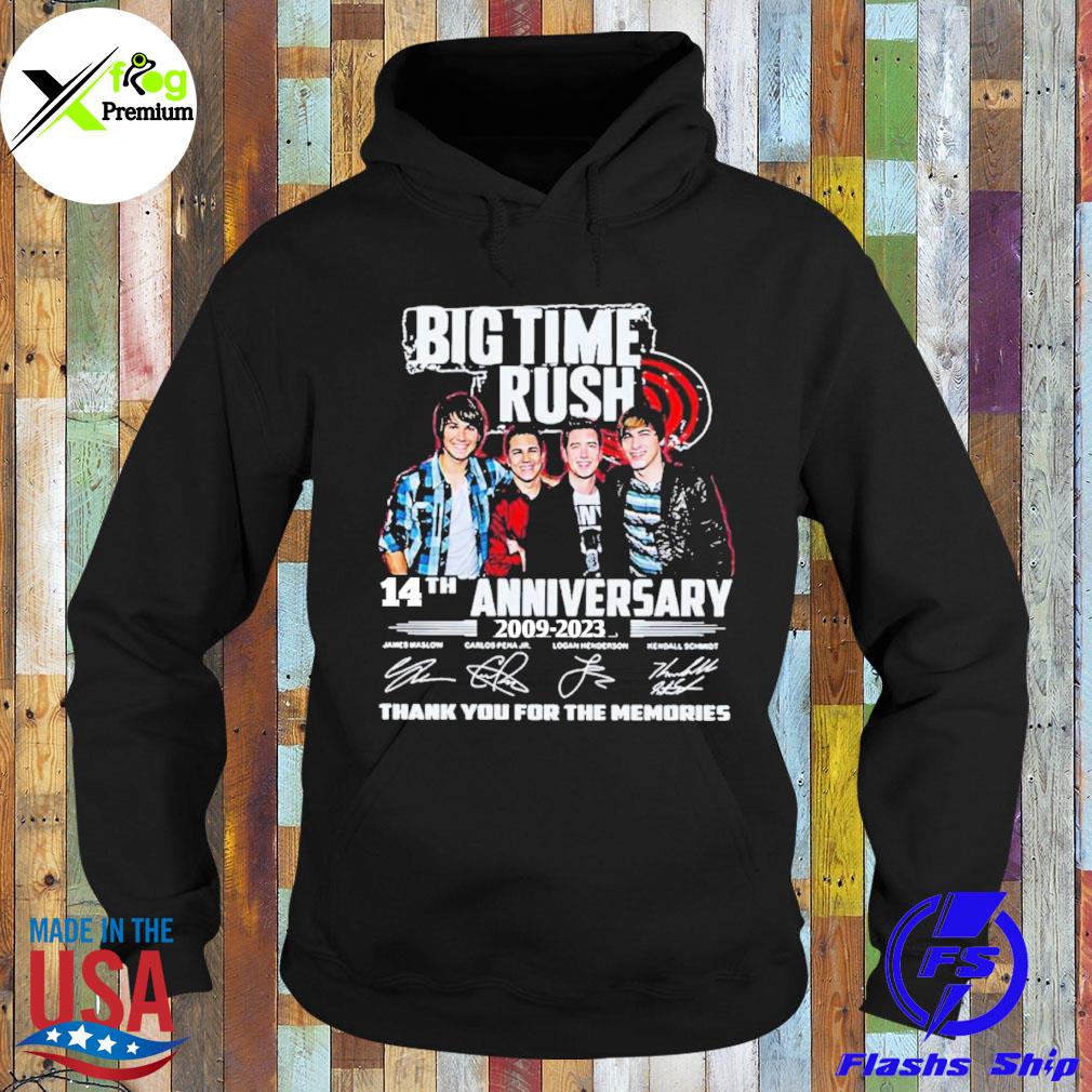 Big time rush 14th anniversary 2009 2023 thank you for the memories s Hoodie