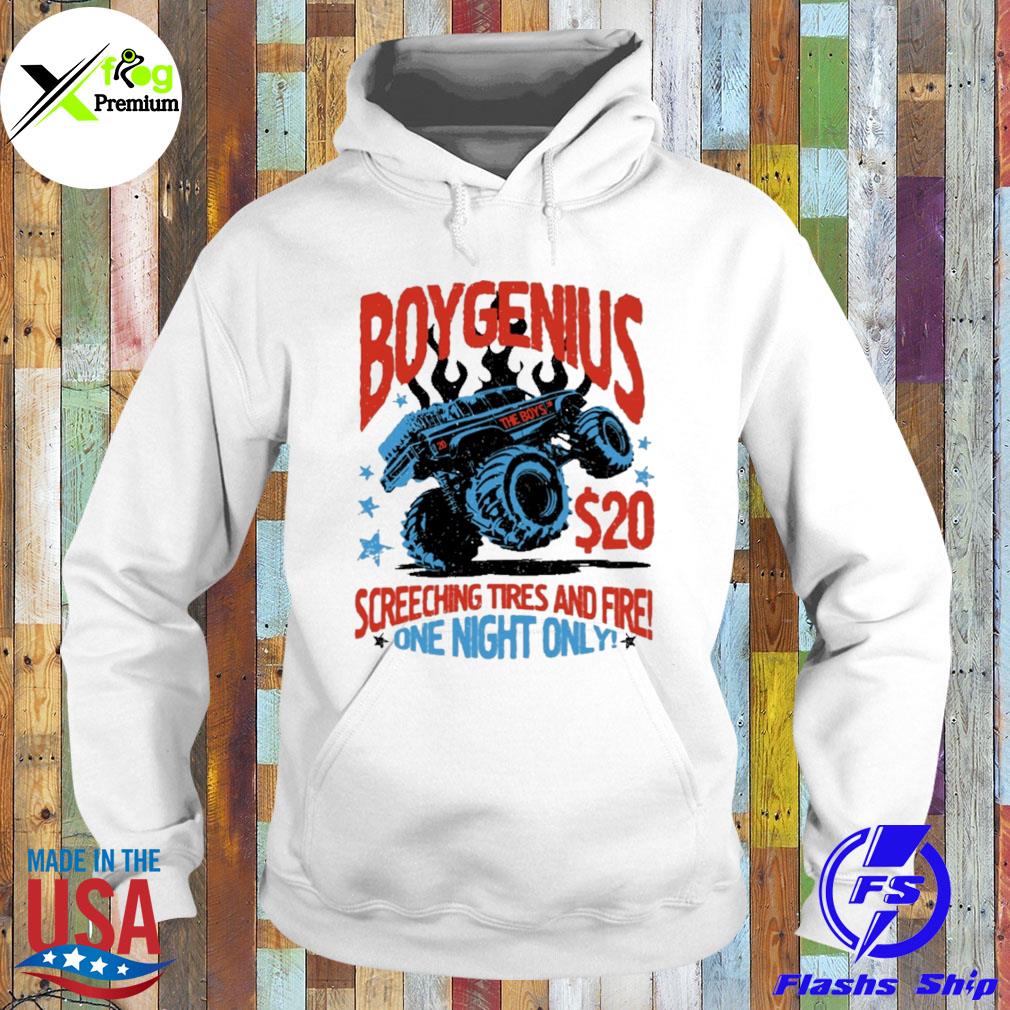 Boygenius screeching tires and fire one night only s Hoodie