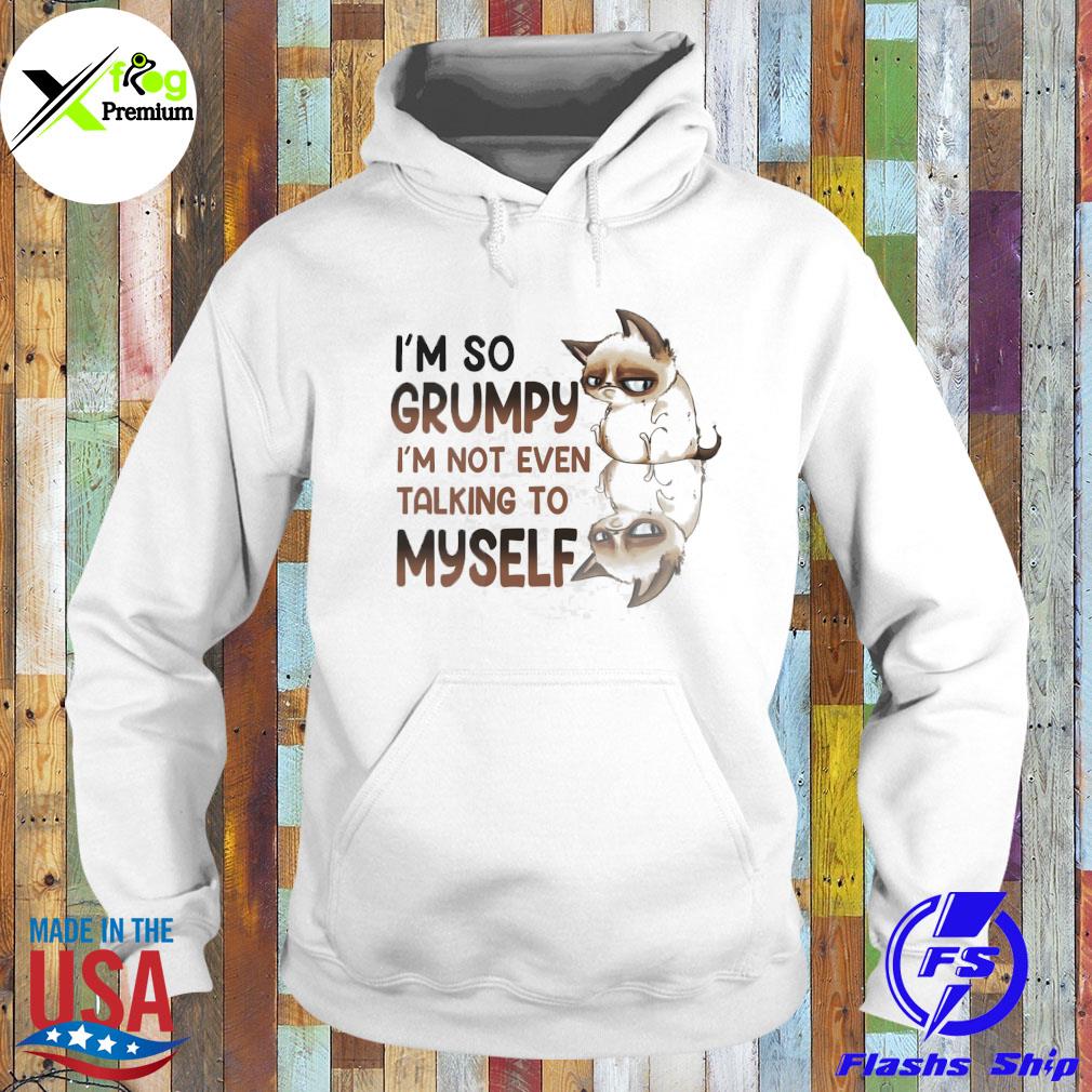 Cats I'm so grumpy I'm not even talking to my self s Hoodie