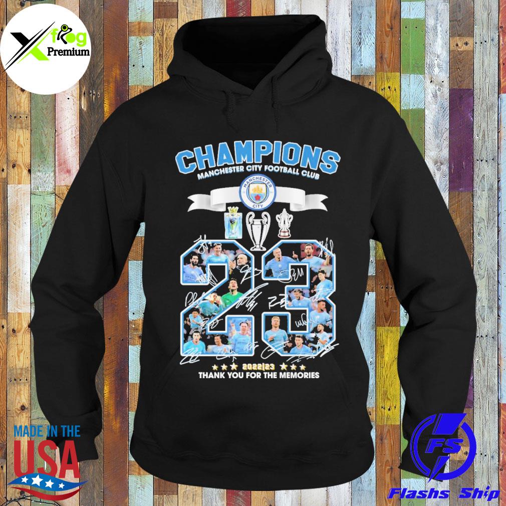 Champions manchester Football club thank you for the memories s Hoodie