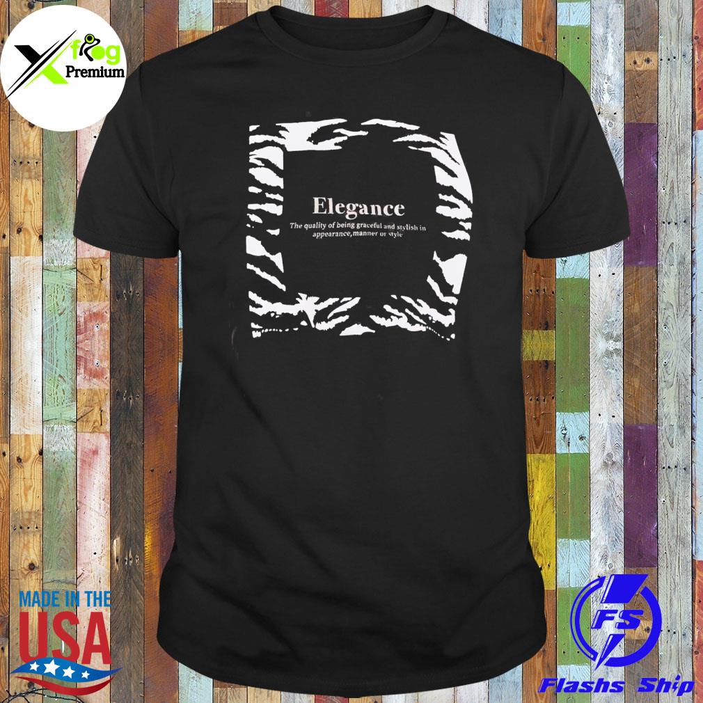 Elegance the quality of being graceful and stylish in appearance manner or style shirt