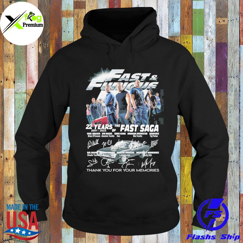 Fast and furious 22 years of the fast saga thank you for the memories s Hoodie