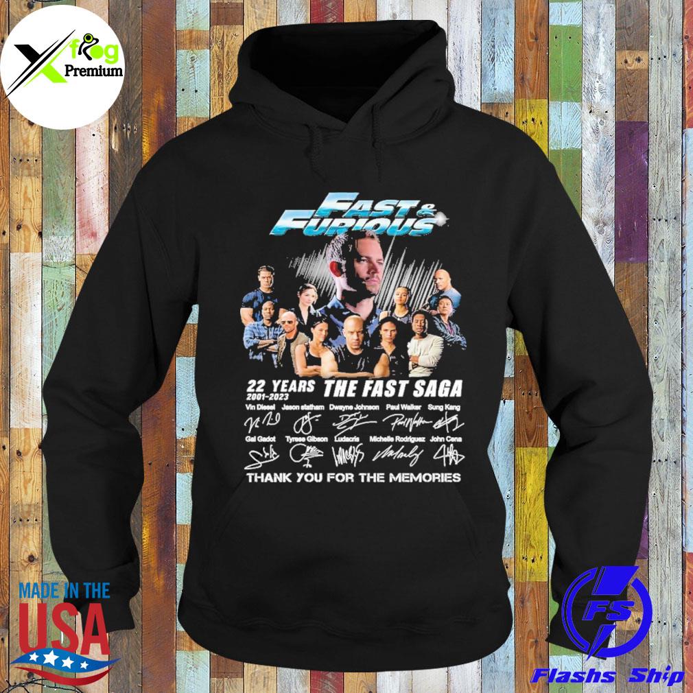 Fast and furious 22years the fast saga thank you for the memories s Hoodie
