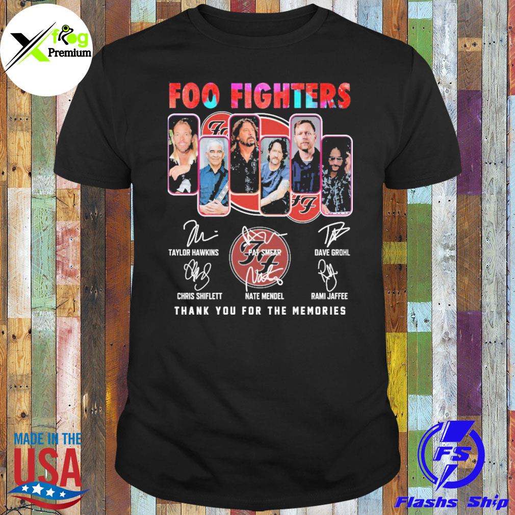 Foo fighters thank you for the memories shirt