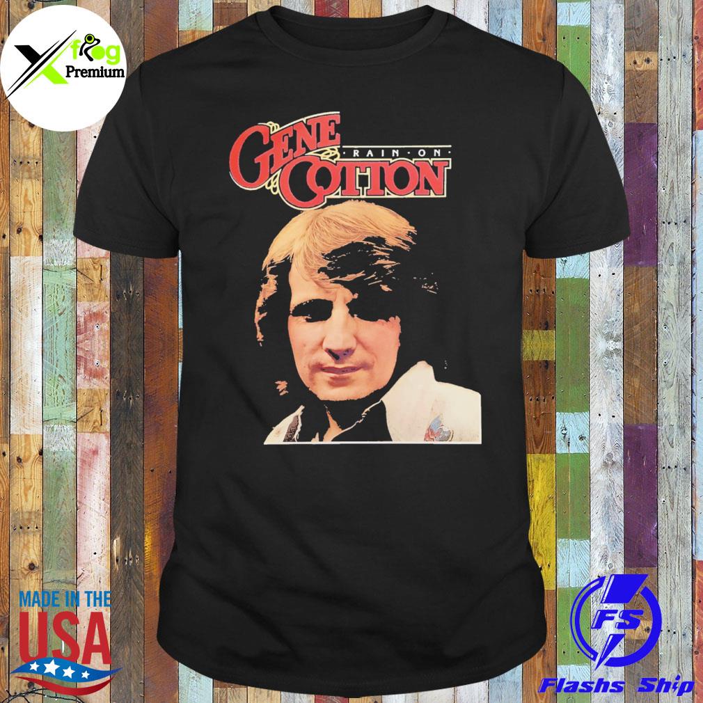 Gene rain on cotton shirt