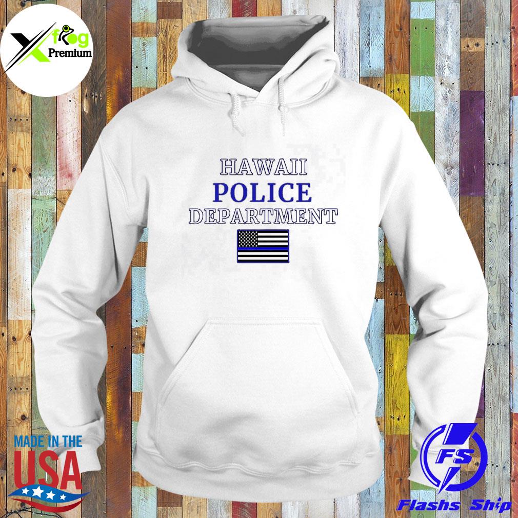 Hawaiian police department American flag s Hoodie