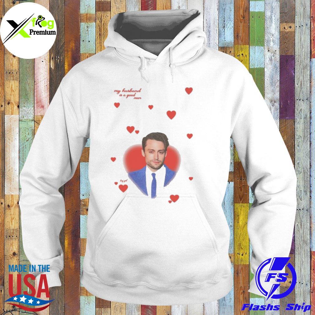 Heart my husband is a good man bug girl s Hoodie